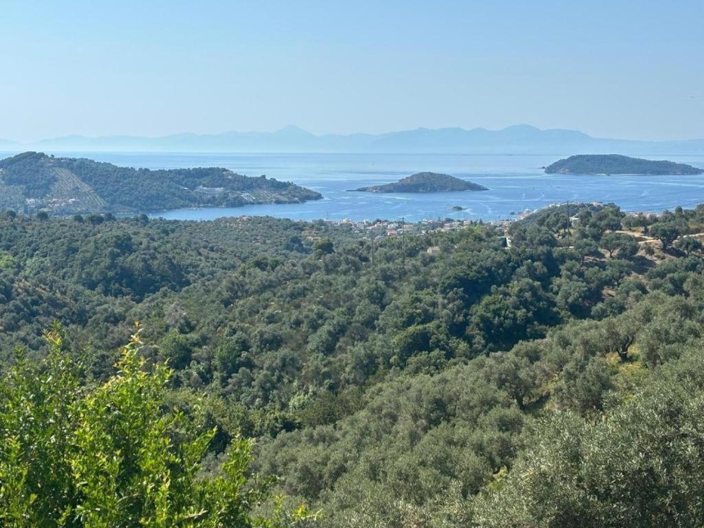Villa Tierra Skiathos-Stadt Exterior foto
